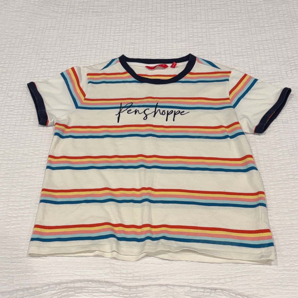 Penshoppe women’s Striped Multicolor T-Shirt